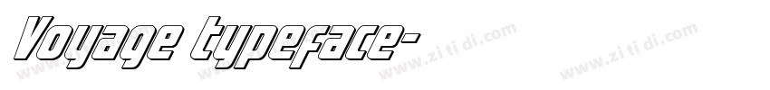 Voyage typeface字体转换